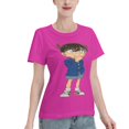 thumbnail image 2 of T-Shirt Basique à Manches Courtes pour Femmes Detective Conan Conan, 2 of 6