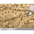 thumbnail image 3 of Soimoi Georgette Viscose Fabric Easter Island Statue Face Decor Fabric Printed Yard 42 Inch Wide, 3 of 3