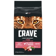 Crave Real Chicken & Salmon High Protein Indoor Dry Cat Food 4.5kg