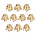 thumbnail image 1 of Unique Bargains 300Pack Ribbon Crimp Clamp Ends 6mm Cord End Clasp for DIY Craft Light Golden, 1 of 7