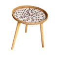 thumbnail image 4 of veasfak Table d'Appoint Table Basse Table d'Accent Rétro pour Salon Jardin Porche F, 4 of 9