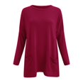 thumbnail image 5 of T-Shirts pour Femmes Décontractés Confortables Femmes Col Roulé Manches Longues Chemises T-Shirts pour Femmes Manches Longues Col Rond T-Shirts Fins Femmes Chemise Foncée pour Femmes Hauts avec Manches Bouffantes Dessous, 5 of 5