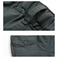 thumbnail image 4 of Penkiiy Pantalon de Randonnée Homme Liquidation Pantalon Détachable pour Homme Pantalon Multi-Poches Pantalon de Sport d'Extérieur Pantalon Cargo Pantalon Pantalon Pantalon Gris, 4 of 9