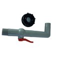 thumbnail image 4 of relayinert IBC Container Plastic Faucets Reservoir on/off Control Connectors Fittings Barrels Accessory Replacing Parts 90° Long 32mm 1 Pc, 4 of 6