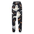 thumbnail image 4 of Birdeem Women Halloween Fashion Color Blocked Printed Drawstring Pants, 4 of 5