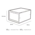 thumbnail image 4 of Boîte de Rangement pour Chaussures à Coquille Empilable et Antipoussière, Présentoir Organisateur, 4 of 8