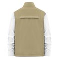 thumbnail image 3 of Styesk Jackets for Men Men's Thin Workwear Solid Color Stand Collar Sleeveless Jacket Tank, 3 of 3