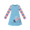thumbnail image 1 of T-shirt Robe Fille Pâques Mignon Oeuf Floral Bunny Appliqué Manches Longues 5 Ans, 1 of 6