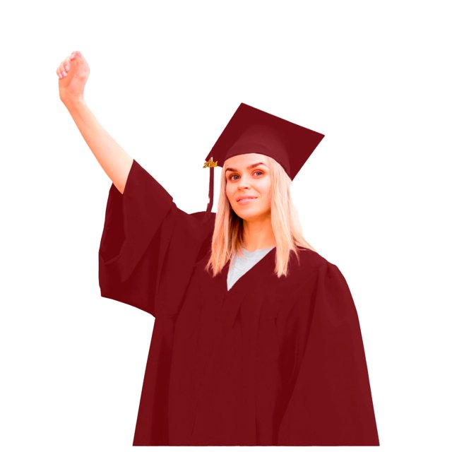 2025 UniBachelor Graduation Plus Size Coat for Women Gown Set College & 4X Winter Coat for Women Plus Size High School Robe with 3X Winter Coat for Women Plus Size Cap &