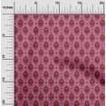 thumbnail image 2 of oneOone Polyester Spandex Pink Fabric Asian Ikat Fabric For Sewing Printed Craft Fabric By The Yard 56 Inch Wide, 2 of 4