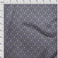 thumbnail image 4 of oneOone Cotton Flex Dark Blue Fabric Asian Block Craft Projects Decor Fabric Printed By The Yard 40 Inch Wide, 4 of 4