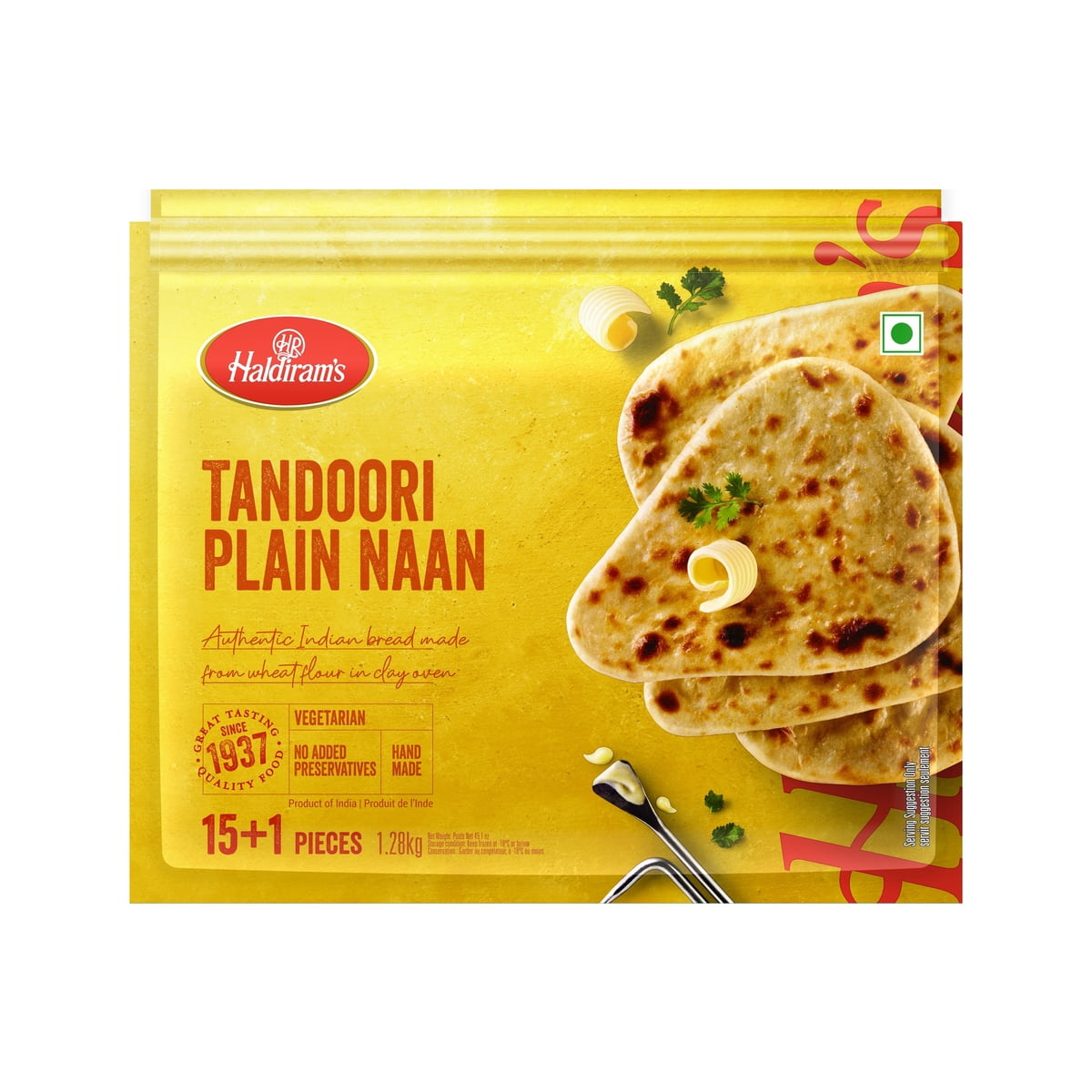 Haldiram Fam Tandoori Plain Naan