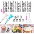 thumbnail image 2 of yeacher 124-Piece Premium Cake Decorating Kit with Turntable, Stainless Steel Tools, and Assorted Nozzles for Baking Enthusiasts, 2 of 7