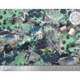 thumbnail image 2 of Soimoi Silk Fabric Animals & Texture Print Fabric by The Yard 42 Inch Wide, 2 of 3