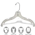 thumbnail image 3 of Matte Black Plastic 4-Notches Top Hanger  25 Pack, 3 of 4