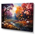 thumbnail image 2 of Designart Neo-Expressionism Wall Art, Primal Forest in Colorful Neoexpressionism , Neo-Expressionism Large Wall art decor, Multi-Color Traditional Canvas wall art, 32x24 inches, 2 of 5