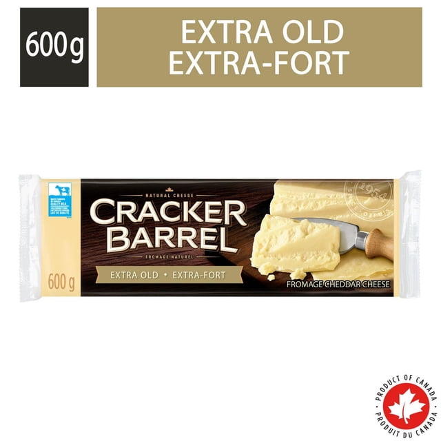 Cracker Barrel Fromage Cheddar Blanc Extra Vieilli