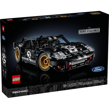 LEGO Technic 1966 Ford GT40 MKII Race Car Building Set for Adults - Collectible Car Toy W/Realistic Functions & Features for Adult Sports Car Fans, Ages 18+ - Gift Idea for Birthdays - 42223