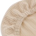 thumbnail image 4 of GROWTH TANK Stretchy Round Bar Stool Cover Chair Seat Cushion Beige, 4 of 7