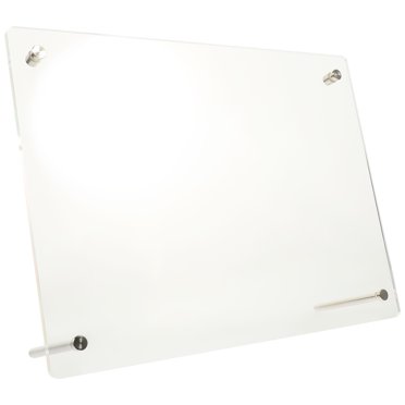 Miangastore Support de Panneau Acrylique Forme Horizontale en T Support d'Affichage de Bureau Support de Littérature en Plastique Acrylique Support de Panneau Adapté pour Présentation de Dépliant Livret