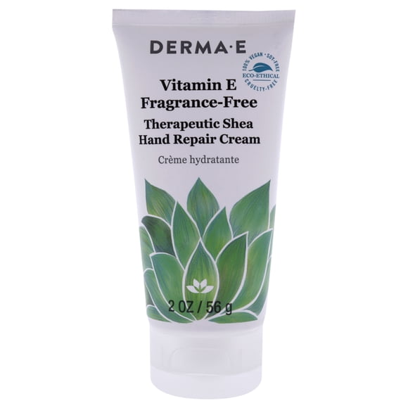 Crème pour les Mains au Karité à la Vitamine E par Derma-E pour Unisexe - Crème 2 oz