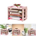 thumbnail image 4 of Magazine Organizer, Waterproof Modern Moisture- Large Capacity Desktop Organizer  For Documents Magazines, Cosmetics For Laptop, 4 of 7