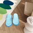 thumbnail image 3 of jifeng Mop Slippers Floor Cleaning Mopping Slippers Open Toe Quiet Comfortable Cleaning Blue, 3 of 9
