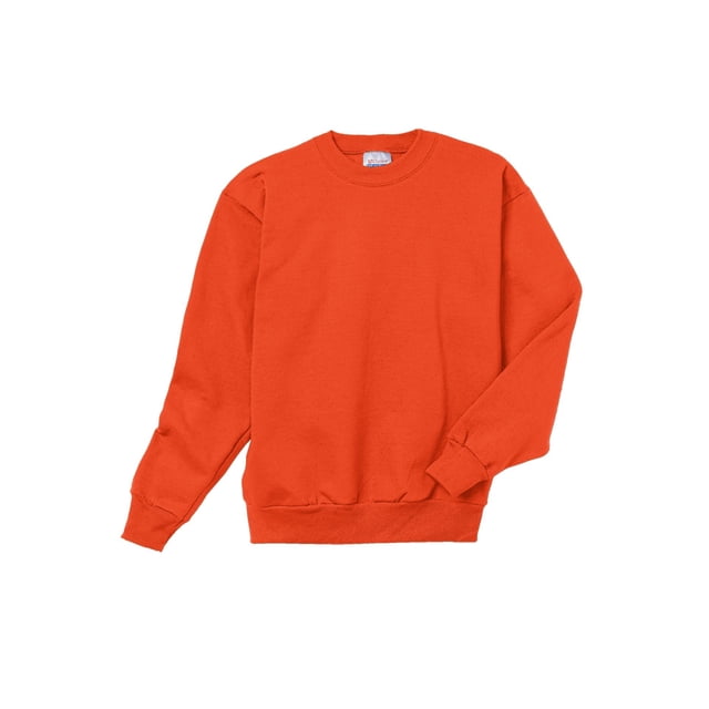 Hanes ComfortBlend EcoSmart Chandail à Col Rond pour Garçon, G, Orange