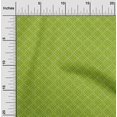 thumbnail image 1 of oneOone Polyester Lycra Green Fabric Geometric Bandhani Sewing Material Print Fabric By The Yard 56 Inch Wide, 1 of 4