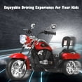 thumbnail image 4 of Gymax 6V Kids Ride On Chopper Motorcycle 3 Wheel Trike with Headlight Red, 4 of 8