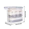 thumbnail image 1 of Vacuum Compression Storage Bags - Space Saving Travel & Closet organization, No Pump Needed, Durable Material, JKODE, 1 of 9