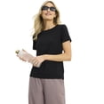 thumbnail image 3 of Jockey T-Shirt à Manches Courtes Extensible en Coton Biologique pour Femmes, 3 of 3