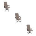 thumbnail image 4 of Transemion 1/2/3 3x Experience Unmatched Comfort And Elegance Chair Covers Wide Application brownness L 3PCS, 4 of 6