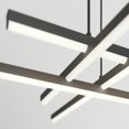thumbnail image 3 of Artika Luminaire Suspendu Moderne à DEL à Grille, Noir, 3 of 5