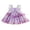 Purple, variant on Nituyy Baby Girls Sleeveless Dress Summer 3D Flowers Cute Tulle A-Line Dress with Butterfly Wing for Beach Party Cute Clothes