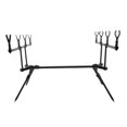 thumbnail image 2 of S SERENABLE Support de Canne à Pêche Pliable Stable Multifonctionnel Portable Gain de Place pour 4 Cannes, 2 of 9