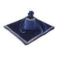 thumbnail image 3 of Nappe Élégante pour Sac de Cartes d'Autel, Tapisserie en Velours Wiccain, Bleu, 3 of 6