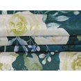 thumbnail image 5 of oneOone Tissu Velours Vert Sarcelle Feuilles & Trèfle Matériel de Robe Tissu Imprimé Tissu au Mètre 58 Pouces de Large, 5 of 5