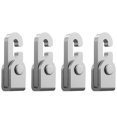 thumbnail image 2 of 4pcs Automatic Lock Hook with 1pc Rope Wear Resistance Multifunctional Safety Rope Hook Set Strong Self-locking Structure for Tent Sleeping Bag, 2 of 9