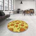 thumbnail image 4 of Ahgly Tapis Rectangulaire Intérieur Lavable en Machine Banane Jaune, 8 Pieds x 10 Pieds, 4 of 7