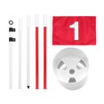 thumbnail image 2 of jinwen Golf Putting Green Flag and Hole Cup, Golf Flag Hole Cup Set, Practice Putting for Indoor Outdoor Alignment Guide Golfing High Cup, 2 of 9