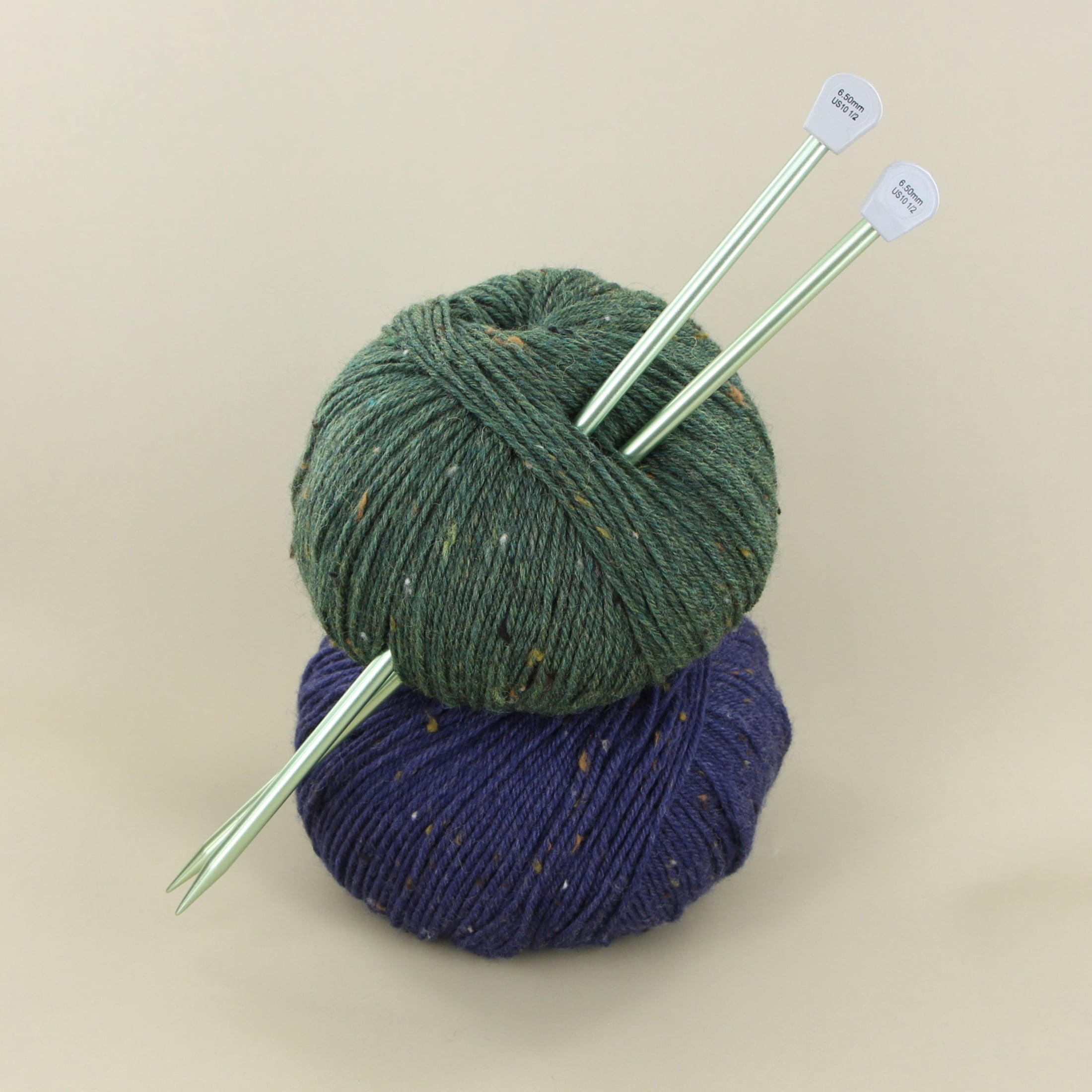LOVE KNITTING Aiguilles à tricoter droites en aluminium, 30 cm (12 po), 3 mm (US 2)