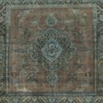 thumbnail image 1 of Ahgly Company Indoor Square Abstract Army Green Abstract Area Rugs, 7' Square, 1 of 6