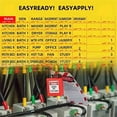 thumbnail image 4 of Circuit Breaker Label Stickers-Organize And Identify Your Electrical Panel Set Of 258, 4 of 6