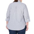 thumbnail image 2 of Lee Riders Women's Plus 3/4 Sleeve Woven Shirt, 2 of 5