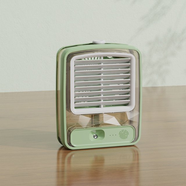 SuoKom Portable Misting Fan Handheld Personal Mist Fan, Battery Operated Rechargeable Mini Fan 1500 Mah with Water Spray