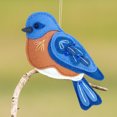 thumbnail image 2 of Handmade Wool Bird Hanging Ornament 8.5 in x 4 cm for Holiday Home Decor, 2 of 2
