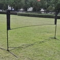 thumbnail image 3 of 6.1m x 0.76m Filet de Badminton Carré pour Entraînement Professionnel Vert, 3 of 6