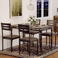 thumbnail image 3 of Dining Table for 4, Small Table and Chairs Set of 4, Dinette Set for4, 5 Piece Kitchen & Dining Room Sets for Small Space, 3 of 7