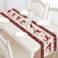 thumbnail image 2 of Red and Black Christmas Decorations Christmas Home Decoration Supplies Cloth Tablecloths Creative Christmas Tablecloths Black and Red Christmas Decorations, 2 of 2